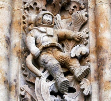 The Cathedral of Salamanca's Astronaut